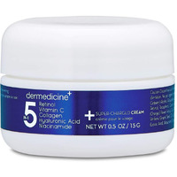 5 In 1 Retinol, Vitamin C, Collagen, Hyaluronic Acid, Niacinamide | Potent Face Cream Which May Help Improve Appearance Fine Lines And Wrinkles And Reduce Appearance Of Dark Spots | Trial .5Oz