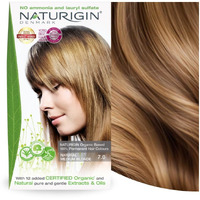 Naturigin Permanent Hair Dye, 7.0 Natural Medium Blonde, Ammonia And Paraben Free, Up To 100% Gray Hair Coverage, Long Lasting, Vegan, Cruelty Free