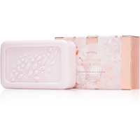 Thymes - Goldleaf Gardenia Luxurious Bath Soap - Naturally Conditioning Light Floral Scented Bar Soap - 6 Ounce