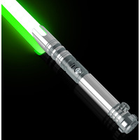 Smooth Swing Dueling Lightsaber, Infinite Rgb 16 Colors Changeable Motion Control Light Sabers | Premium Aluminum Metal Hilt 16 Sound Fonts Light Saber With App For Adults & Teens, Gray
