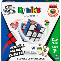 Rubik's Cube It, 2-Player 3D Puzzle Sequence Board Game Stress Relief Fidget Toy Activity Cube Travel Teen Gift Idea, For Adults & Kids Ages 7 And Up