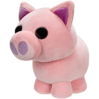 Adopt Me! Collector Plush - Pig - Series 3 - Rare In-Game Stylization Plush - Exclusive Virtual Item Code Included - Toys For Kids Featuring Your Favorite Pet, Ages 6+