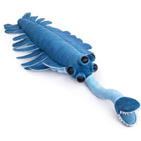 Zhongxin Made Realistic 25" Opabinia Regalis Plush Toy - Cambrian Sea Creature For Kids