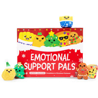 Emotional Support Plush Advent Calendar By Relatable, Perfect Plush Advent Calendar For Kids Or Teens, Contains 25 Mini Plushies Including Fries, Gingerbread, And Nugget Plush Toys
