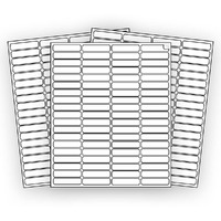 8000 Ecoswift Shipping Labels 1 3/4 X 1/2 Inches Mailing Address Return Inventory Blank White Self Adhesive For Laser Inkjet Printer 1.75 X 0.5