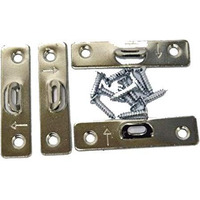 Extra Heavy Duty Small 2 Hole Super Steel Picture Hanger (20 Pack) With Screws