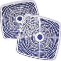 Nesco Sqt-2 Square 14 1/2" Speckled Plastic Add-A-Trays, Fd-80 Food Dehydrators, White
