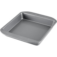 Farberware Nonstick Bakeware Nonstick Baking Pan / Nonstick Cake Pan, Square - 9 Inch, Gray
