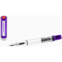 Twsbi Eco Transparent Purple Fountain Pen F Nib
