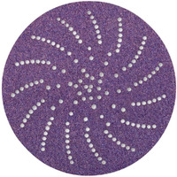 3M Hookit Clean Sanding Paper Disc 732U - 80+ Grit Vacuum Sanding Disc - C-Weight Backing, Hook And Loop Attachment - 6" - 50 Count