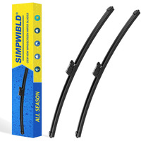 2 Factory Wiper Blades Replacement For 2019-2021 Volkswagen Arteon/2016-2021 Volkswagen Passat/2017-2021 Tesla 3 Original Equipment Windshield Wiper Blades Set 26\"+19\" (Set Of 2)