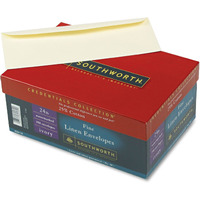 Southworth J56410 25% Cotton #10 Envelope Ivory 24 Lbs. Linen 250/Box Fsc