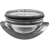 Round Saddle Take Off For 6'' Inch Duct - 4'' Outlet Branch Extension - 90 Degree Splitter - Vent Duct Transition - Round Take-Off With Rubber Gasket For Better Fit - Hvac Takeoff Ducting