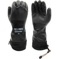 Showa 282-02 Waterproof Breathable Insulated Winter Snow Sports Glove With Extended Cuff, Xx-Large (1 Pair), Black