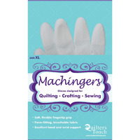 Machingers Quilting Support Gloves For Free-Motion Sewing, By Quilters Touch (Extra Small)