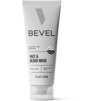 Bevel Face & Beard Wash With Witch Hazel And Aloe Vera To Cleanse, Hydrate And Brighten Skin, 4 Fl Oz