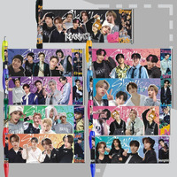 9Pcs Stray-Kids Ballpoint Pens,Stray-Kids Merch Pens Set