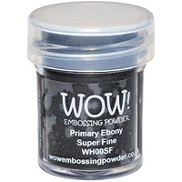 Wow Embossing Powder Wow Embossing Powder, 15Ml, Primary Ebony