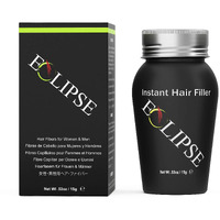 Eclipse Hair Fibers Dark Brown For Thinning Hair For Women & Men To Conceal Hair Loss In 15 Seconds - 100% Undetectable Hair Building Fibers, 15G