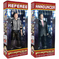 Special Deal: Talking Referee & Ring Announcer Wrestling Figures