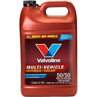 Valvoline Multi-Vehicle 50/50 Prediluted Ready-To-Use Antifreeze/Coolant 1 Ga, Light Yellow/Green.