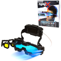 Spyx / Night Mission Goggles - Spy Kids Goggles Toy + Led Light Beams + Flip Out Scope. Adjustable Spy Lens/Glasses/Eyewear Toy Gadget For Junior Secret Agent Role Play In The Dark