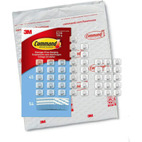 Command Indoor Mini Light Clips, Damage Free Hanging Christmas Light Clips, Mini Wall Clips For Hanging Indoor Christmas Decorations, Lights And Cables, 45 Clear Clips And 54 Command Strips