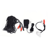 Tonton High Sensitive Weatherproof Preamp Microphone Audio Pickup Device Sound Voice Pickup Kit With 60 Feet Cable And Power Supply For Cctv Surveillance Camera System