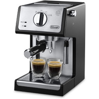 De'Longhi 15-Bar Pump Espresso Machine With Manual Milk Frother For Latte, Cappuccino, Black, Ecp3420
