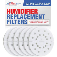 Lifesupplyusa Humidifier Filter Replacement Anti-Mineral Pad Compatible With Air-O-Swiss Humidifier, Aos A451 S450 (6-Pack)