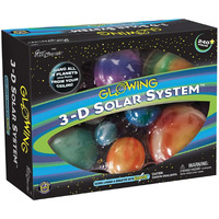 Great Explorations | 3-D Solar System Glow In The Dark Ceiling Hanging Kit 3D Planets And Star Stickers Create The Milky Way Teach Science Stem