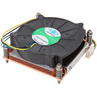 Dynatron K199 Intel Sandy Bridge Xeon, Core I3 Core I5 Core I7 For Socket 1155/1156 1U Active Solution 2 Ball Bearing Copper Heatsink Cpu Cooler