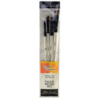 Robert Simmons Simply Simmons Value Brush Sets All The Angles Set Set Of 4
