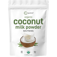 Micro Ingredients Organic Coconut Milk Powder, 2 Pound (32 Ounce), Plant-Based Creamer, Perfect For Coffee, Tea And Smoothie, Non-Gmo And Keto Friendly