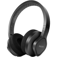 Philips A4216 Wireless Headphones, Over-Ear Bluetooth Headphones With Powerful Bass, Sound, 40 Mm Drivers, 35 Hours Battery, Fast Charging,230G Lightweight, Washable/Cooling Ear-Cup, Ip55, Black