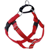 2 Hounds Design Freedom No Pull Dog Harness | Adjustable Gentle Comfortable Control For Easy Dog Walking | For Small Medium And Large Dogs | Made In Usa | Leash Not Included | 5/8" Sm Red