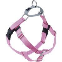 2 Hounds Design Freedom No Pull Dog Harness | Adjustable Gentle Comfortable Control For Easy Dog Walking | For Small Medium And Large Dogs | Made In Usa | Leash Not Included | 1" Md Rose