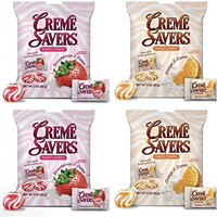 Creme Savers Strawberries And Oranges Creme Savers Hard Candy | 12 Oz Total - 4 Bags