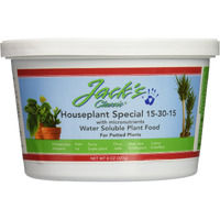 J R Peters Inc Jacks 51508 Classic 15-30-15 Houseplant Special Fertilizer 8-Ounce (Pack Of 2)