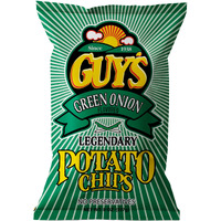 Guys Green Onion Potato Chips - Healthy & Salty Snacks W/Legendary Taste - Natural Potato Snack Chips - Pantry Essentials For Lunch, Snacking, Or On-The-Go Munching (8 Oz Bag, Pack Of 15)