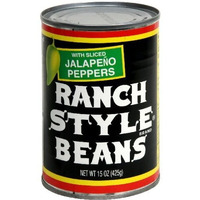 Ranch Style Beans With Sliced Jalapeno Peppers 15 Ounce - 3 Pack