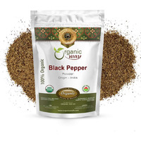 Organic Way Premium Black Pepper Powder (Black Tellicherry Peppercorn) - Adds Flavour & Aroma | Organic & Kosher Certified | Raw, Non Gmo & Gluten Free | Usda Certified | Origin - India (1/4 Lbs)