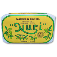 4-Cans Nuri Potuguese Sardines In Pure Olive Oil 125G Ea (500G Total)