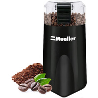 Mueller Hypergrind Precision Electric Spicecoffee Grinder Mill With Large Grinding Capacity And Powerful Motor Also For Spices, Herbs, Nuts, Grains, Black