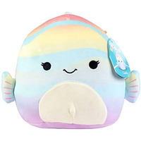 Squishmallows 8 Canda The Rainbow Fish - Official Kellytoy Plush - Soft And Squishy Fish Stuffed Animal Toy - Great Gift For Kids
