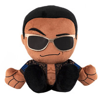 Bleacher Creatures Wwe Old School Rock 8 Kuricha Plush - Soft Chibi Inspired Wrestling Legend