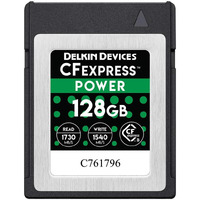Delkin Devices 128Gb Power Cfexpress Type B Memory Card (Dcfx1-128)
