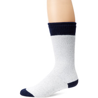 Wigwam Moose Crew Socks, Large, Sweat Shirt Grey Lightnavy