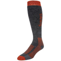 Simms Mens Merino Wool Thermal Midweight Otc Sock, Large, Carbon