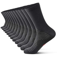 Paplus Compression Athletic Crew Socks (6 Pairs) For Men & Women